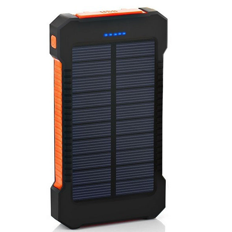 Ultra-Thin Outdoor Waterproof Solar Power Bank with built-in LED light